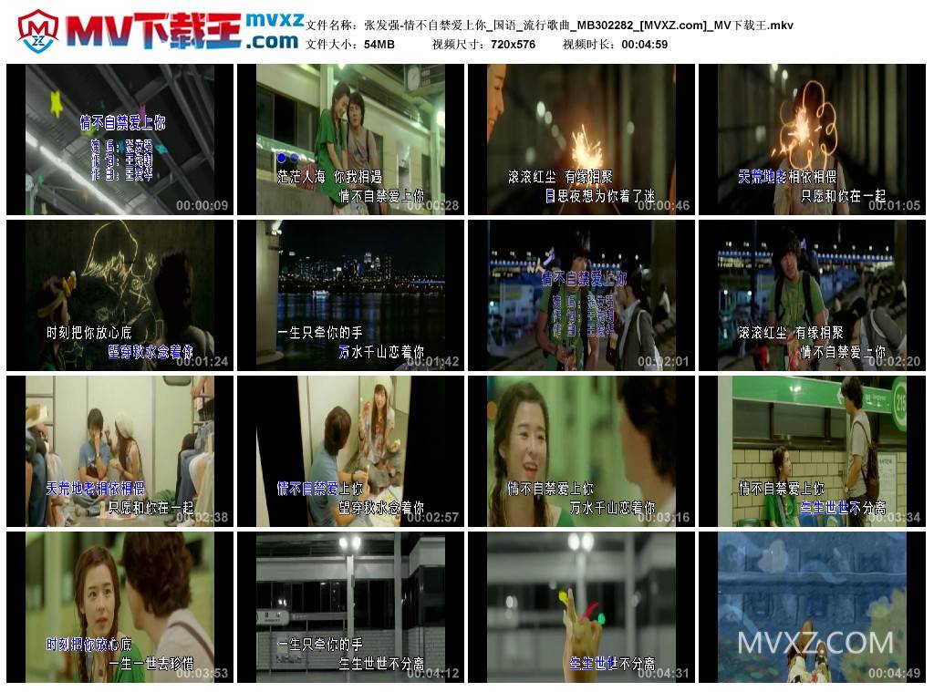 张发强-情不自禁爱上你_国语_流行歌曲_MB302282